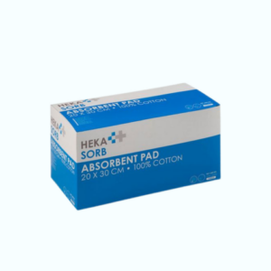 Heka sorb absorberent pad 20x30cm 100% katoen steriel | Ref AB0103-1