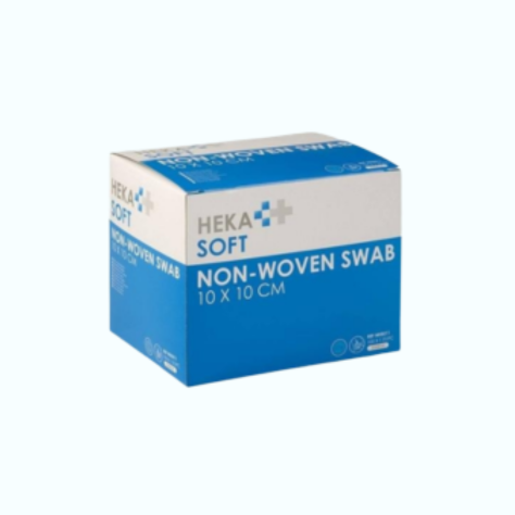 Heka Soft Non woven swab 10x10cm steriel | Ref NK0512