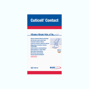 Cuticell Contact siliconen wondcontactlaag 10x18cm _ Ref 72762-02 (per stuk)